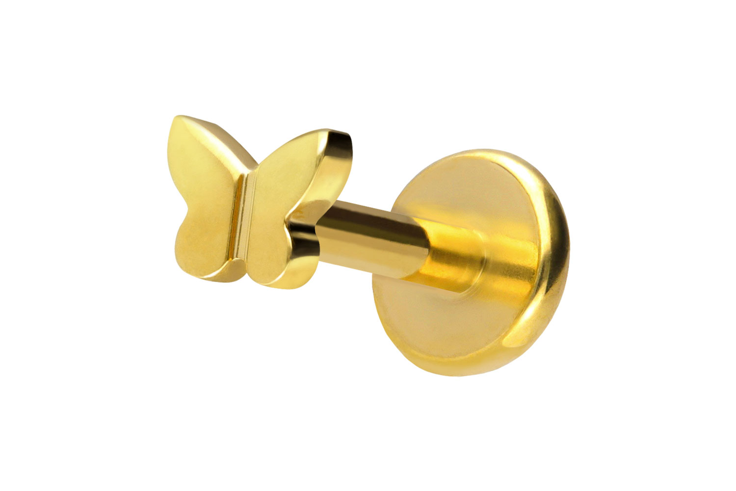 Titan Labret mit Push Fit SCHMETTERLING